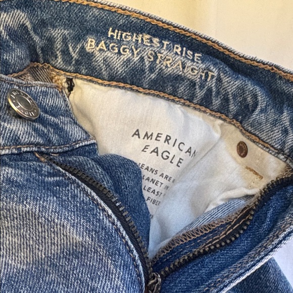 AE Strigid Ripped Highest Waist Baggy Straight Jean - Picture 13 of 13